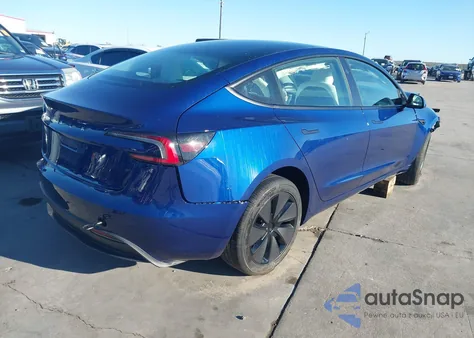 2025 Tesla Model 3 Long Range Rear-Wheel Drive/Standard from USA, damaged, VIN 5YJ3E1EA4SF045775